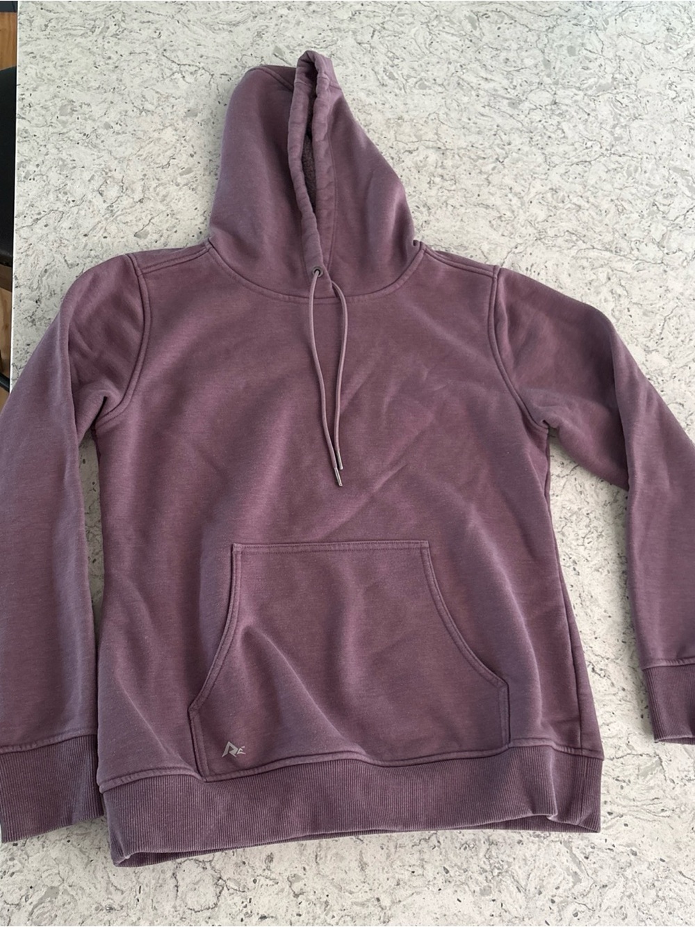 Ridge cut Pullover Hoodie purple